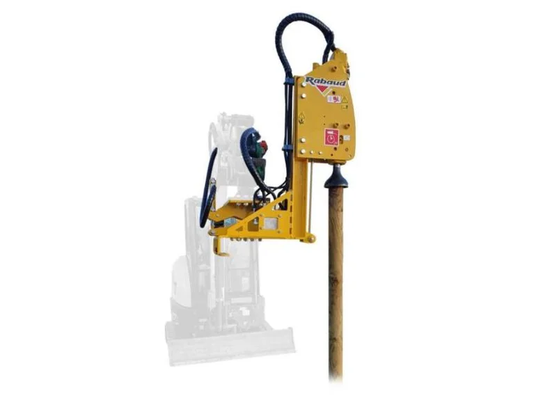 Enfonce pieux pour pelle 3t