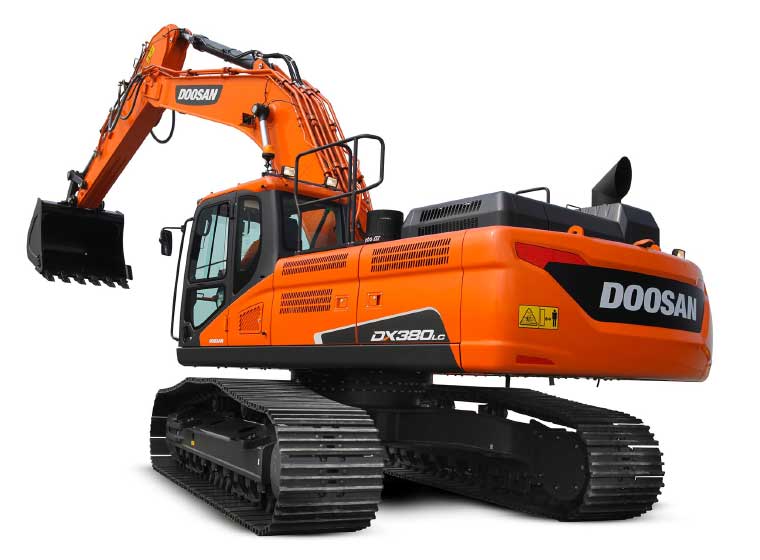 Pelle sur chenilles Doosan DX380LC-5