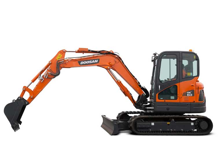 Mini pelle Doosan DX63-3