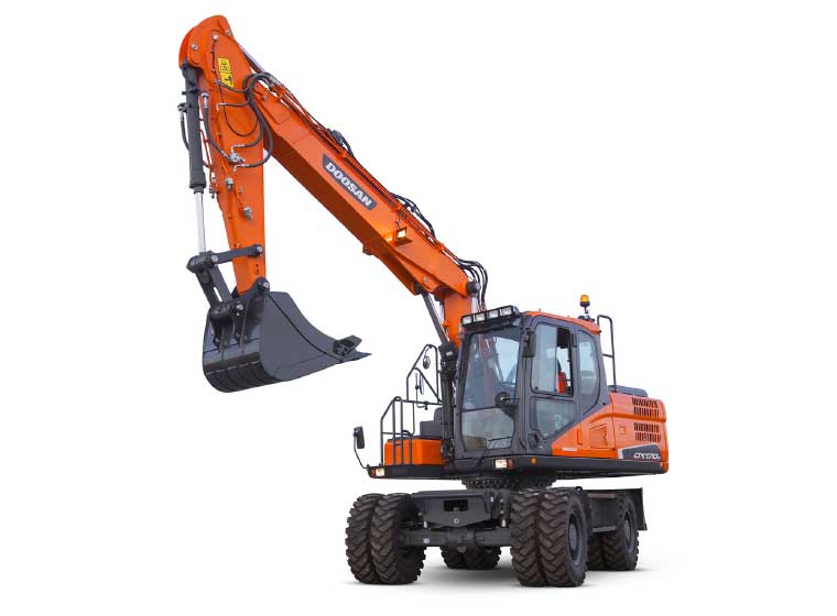 Pelle sur pneus Doosan DX170W-5