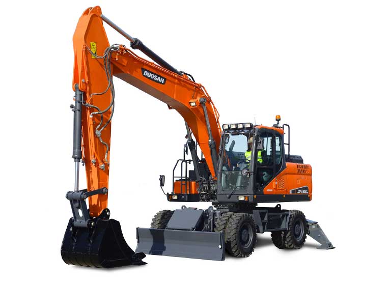 Pelle sur pneus Doosan DX190W-5