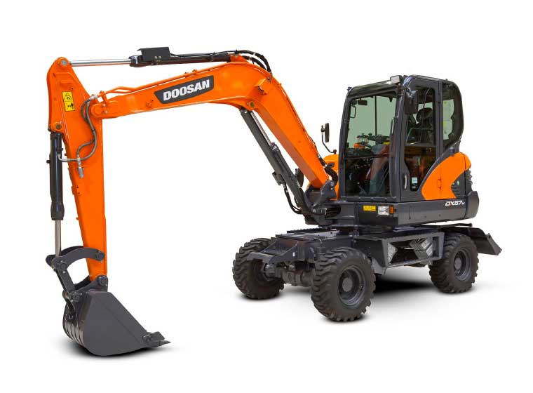 Mini pelle Doosan DX57W
