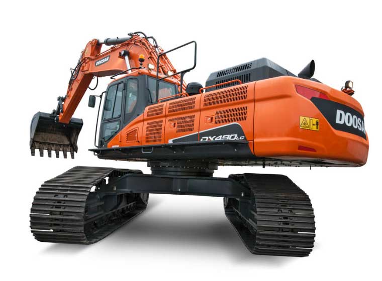 Pelle sur chenilles Doosan DX490LC-5