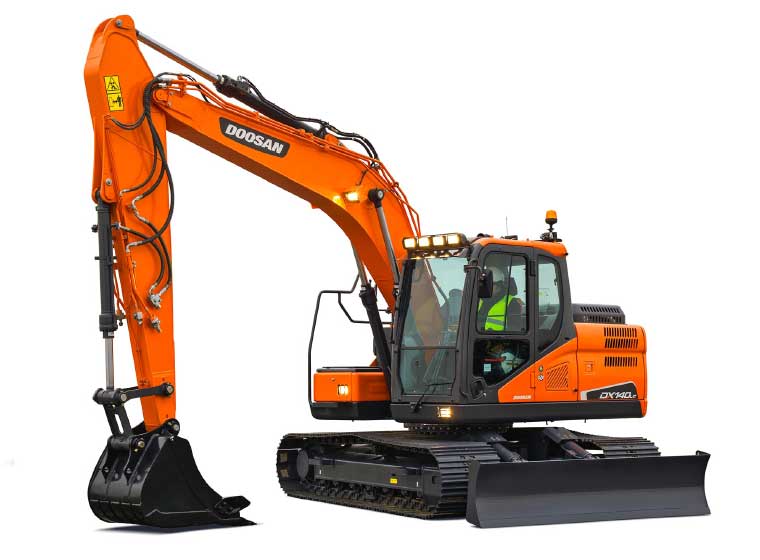 Pelle sur chenilles Doosan DX140LC-5