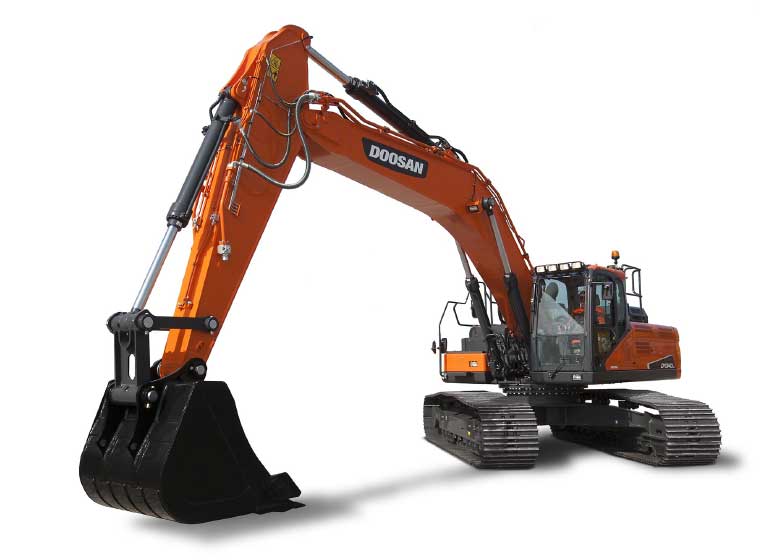 Pelle sur chenilles Doosan DX340LC-5