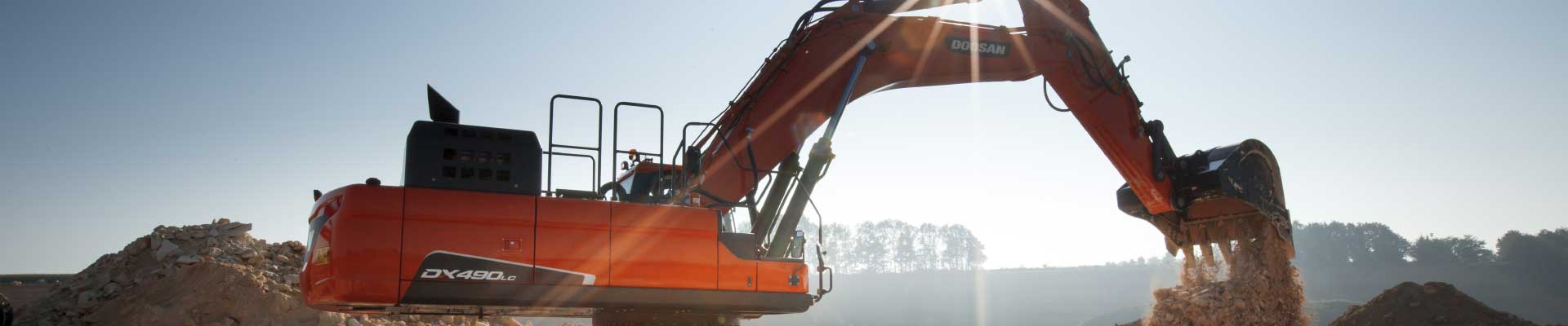 Pelle sur chenilles Doosan DX180LC-5 HT
